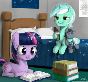 Mlp Lyra Porn - Lyra being Lyra againâ€¦ You gotta do something about her Filly Twilight.  Tumblr Porn