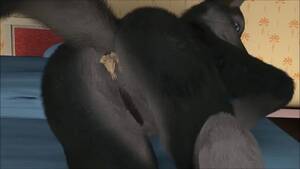 big black wolf pussy - Wolf Vagina/Anal Vore Porn Video