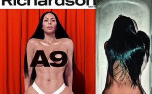 Kim Kardashian Fucked - Kim Kardashian poses topless and shows off her bare butt in new photos