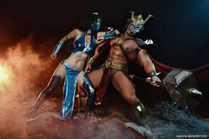 Kotal Kahn Reptile Porn - Mortal Kombat Kitana vs Shao Kahn by vaxzone