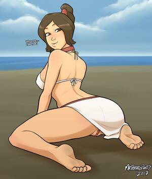 Avatar Porn Ty Lee Feet - Rule 34 - 1girls 2017 ass avatar the last airbender barefoot bikini brown  eyes brown hair clothing feet female fire nation from behind kneeling  looking at viewer looking back medium breasts mrpotatoparty
