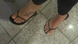 goddess grazi - Goddess Grazi perfect feet in flip flops