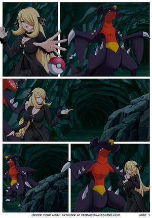 Hardcore Pokemon Porn Cynthia - Hentai Comic: Cynthia and Garchomp | Otakusexart