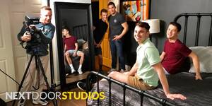 Gay Porn Camera On Set - Next Door Studios Releases Gay Porn Star Interview Videos, Behind The  Scenes Pictures & Sneak Peek Clips
