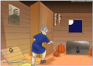 Dennis The Menace Margaret Porn - A funny Halloween | Porn Comics