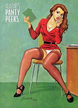 Adult Pin Up Art Porn - Online Adult Comics Pics of Alazar Panty Peeks for Adults Readers. View  Sexy Art Porn Images Gallery free at Multicomix.