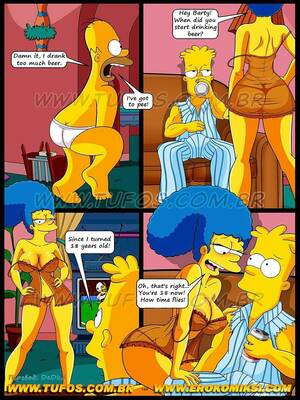 Football Toon Porn - Football and Beer Part 1 [CROC] (The Simpsons) | Porn Comics