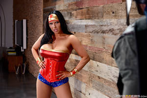 Female Superhero Porn Captions - Wonder Woman: A XXX Parody sex video; HD porn ...