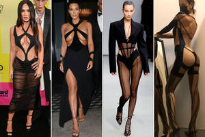 Model Megan Fox Porn - Megan Fox's half-naked look is barely there â€” but everywhere