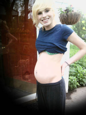 erotic pregnant belly - Bare Belly Pregnancy Teen Pregnancy