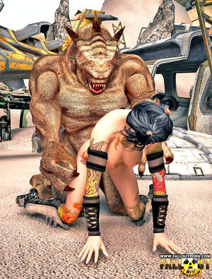 Creature Porn - creature porn where cute gal is on her knees doing oral | 3dwerewolfporn.com