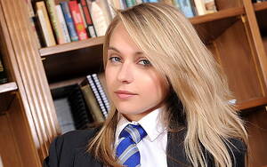 Facial Schoolgirl Uniform Porn - HD wallpaper: Chloe Toy, blonde, women, school uniform, face, tie, women  indoors | Wallpaper Flare