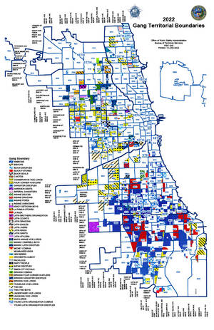 latin kings gang girls - 2022 Gang Territorial Boundaries in Chicago : r/MapPorn