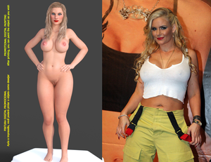 3d Model Porn - phoenix marie - adult star actress figure printable 3D Print Model in Woman  3DExport