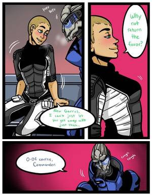 Garrus Porn - Garrus' Console Porn comic, Rule 34 comic, Cartoon porn comic - GOLDENCOMICS