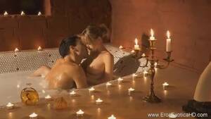 couple bath - Couple Make Love In Romantic Candlelit Bath : XXXBunker.com Porn Tube