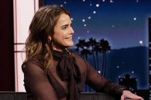 Keri Russell Hairy Pussy - COCAINE BEAR Star Keri Russell on JIMMY KIMMEL LIVE! - Tom + Lorenzo
