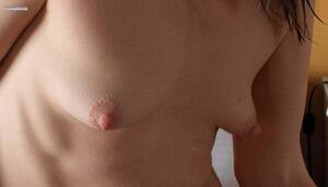big dark nipples flat chest - Big Areolas Very Small Tit