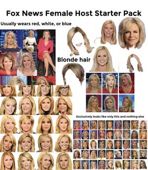 Gretchen Carlson Fucking - Female Fox News Host Starter Pack : r/starterpacks