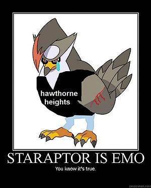 Arbok Face Sitting Porn - That's right Bitches, Staraptor is an Emo!