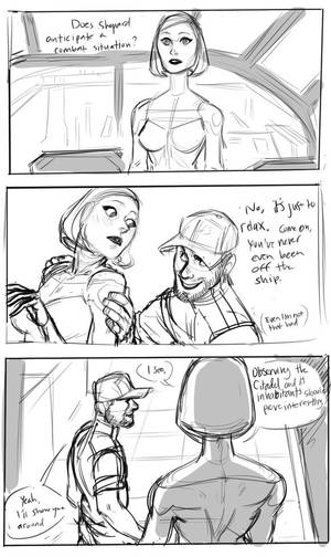 Edi Mass Effect Animated Porn - EDI & Joker comic part 2