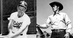 Andy Griffith Porn Captions - Chuck Connors found ''show business'' in his professional baseball career  before starring on The Rifleman