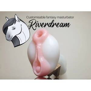 Mare Pussy Masturbator - Riverdream, fantasy horse masturbator, two hole, custom colours