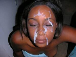 black girl with cum on her face - Black Girl Facial - CUM FACE BITCHES ONLY | MOTHERLESS.COM â„¢