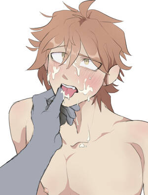 Dangan Ronpa Naegi Gay Sex - Rule 34 - anon anonymous blush cum cum on face danganronpa danganronpa:  trigger happy havoc gay male focus naegi makoto open mouth shirtless  straight hair tongue out yaoi | 4107653
