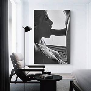 Erotic Blowjob Black - Black & White Erotic Nude Porn Art Blowjob Swallowing Large Amounts of  SemenPorn Posters Naked Truth