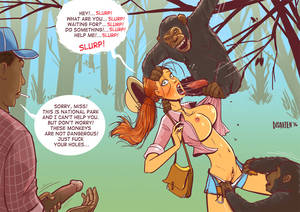 African Predators Hentai Furry Porn - Don't leave your wife alone in the African national park (serie) by