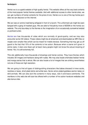 find anime hentai - hentaiporn Hentai xxx is a superb website of high quality hentai. This  website offers all