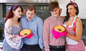 a group of horny moms - Horny moms swap sons for group sex - free porn HD