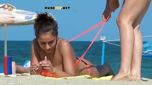 beach naked chick beads - Its.PORN - Nude beach babes casually enjoys a sunny day naked in public