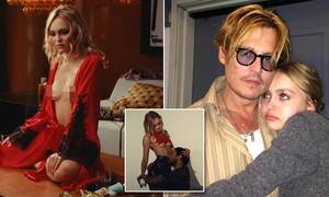Johnny Depp Porn - Johnny Depp is 'proud of' daughter Lily-Rose for taking on raunchy role in  The Idol | Daily Mail Online