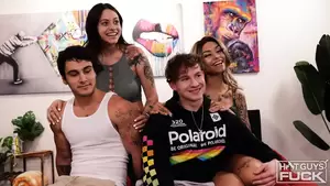 fuck competition - It's A Fucking Competition On Set Today! Two Studs Race To Fuck And Bust! |  xHamster