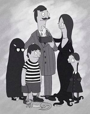 Les Bobs Burgers Porn - Bob's burgers Halloween Addams Family | Cartoons, Cross-overs ...