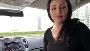 Homemade Car Blowjob Cum - Every day she gives a blowjob in the car and swallows cum watch online