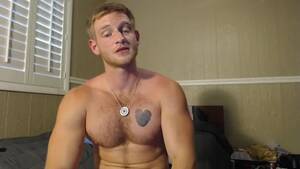 Male Blonde Porn - Muscle Blonde Man Jackoff Porn Video
