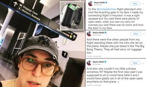 Mayim Bialik Porn Caps - Mayim Bialik blasts the United Airlines employee who shut the boarding gate  door in her face | Daily Mail Online