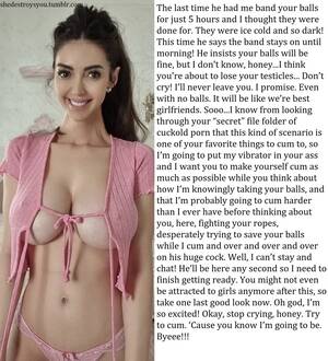 Castration Caption Porn - Femdom Castration Captions Tumblr | BDSM Fetish