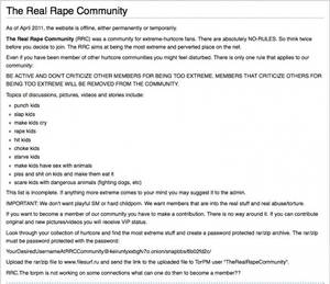 Just Toddler Porn Deep Web - If you wish to see but a small sample of the horrors that await you on the Deep  Web, scroll down a bit... Just know that you have been warned.