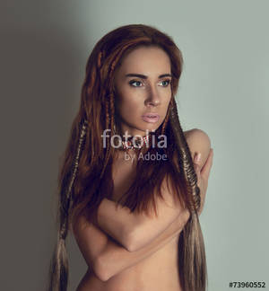 free native american indian girls naked - American Indian girl nude with necklace