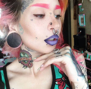 Face Stretching Porn - Porn+Piercing+Stretched Lobes+Split Tongues+BDSM