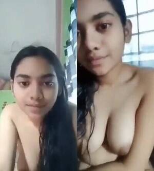 Indian Girlfriend - Extremely cute 18 girl indian girlfriend porn showing nice tits viral mms