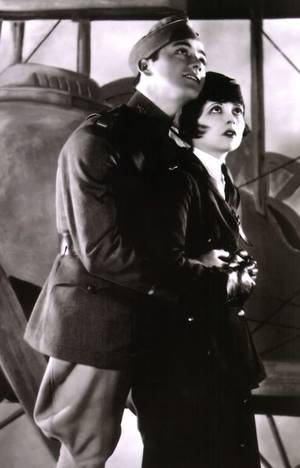 Martin Y Mae Ribbon Porn - Charles Buddy Rogers & Clara Bow in Wings