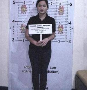 Denise Cornejo Sex Scandal - Deniece Cornejo's Mugshot Revealed After Her Surrender to PNP! [Photos]