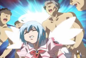 Anime Hentai Anal Gangbang Porn - Short-haired beauty gangbanged hard in hentai porn video