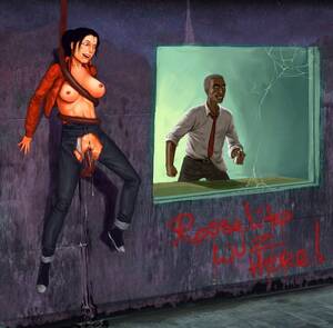 Left For Dead Porn - Zoey is being penetrated by a brown soaking tentcle. â€“ Left 4 Dead Hentai