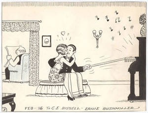 Aunt Fritzi Fucking - That's Fritzi's protective father sitting unaware in the adjoining room.  It's a great gag! It's easy to imagine seeing it in a silent film.